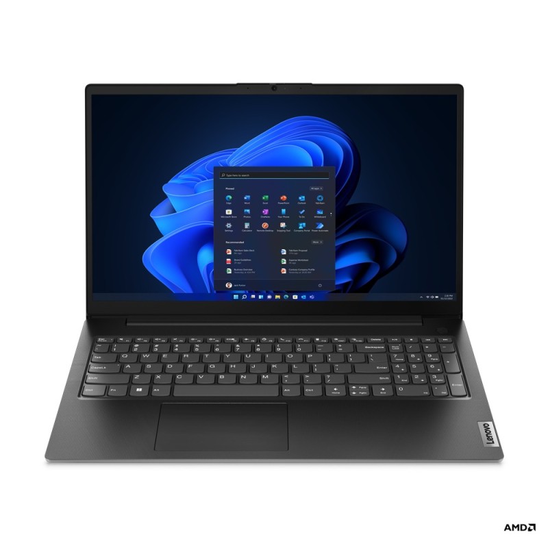 Lenovo V V15 AMD Ryzen™ 5 7520U Computer portatile 39,6 cm (15.6") Full HD 8 GB LPDDR5-SDRAM 256 GB SSD  - TASTIERA QWERTZ